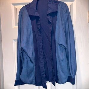 Oversized Waffle Knit Shacket Shirt